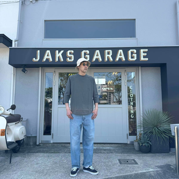 WAX - 3/4 SLEEVE CUTSEW - CHARCOAL GRAY