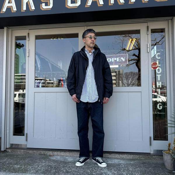 melple - N.R.N.R. HOODED JACKET - BLACK