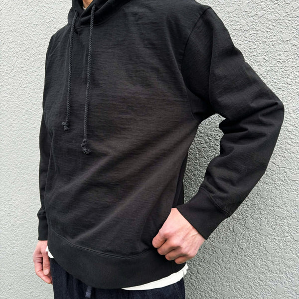 JACKMAN - DOTSUME PULLOVER PARKA - BLACK