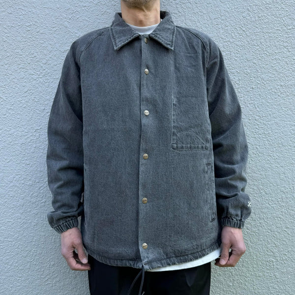 BLUCO - 12oz DENIM COACH JACKET - BLACK