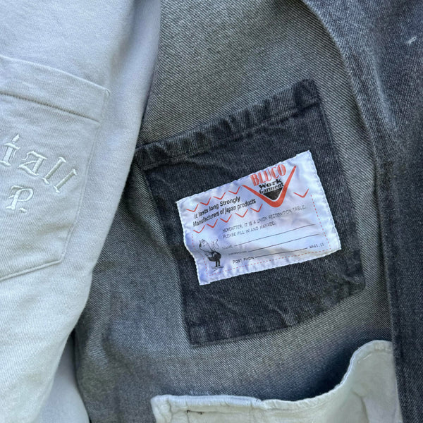 BLUCO - 12oz DENIM COACH JACKET - BLACK