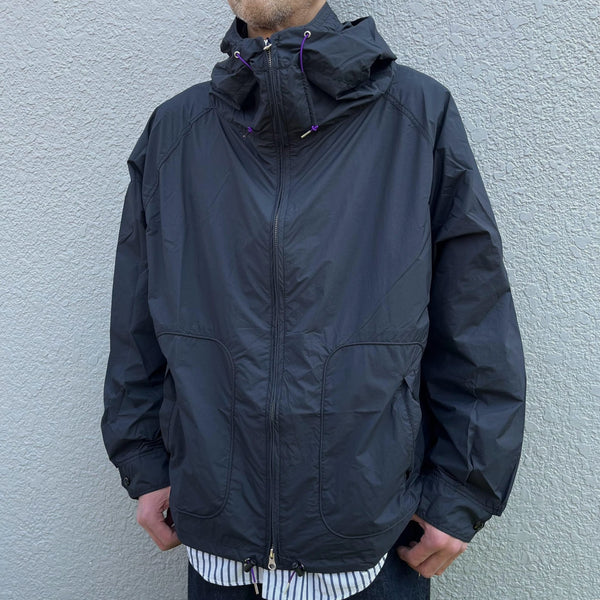 melple - N.R.N.R. HOODED JACKET - BLACK