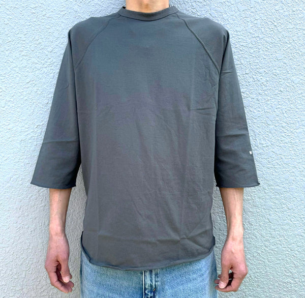 WAX - 3/4 SLEEVE CUTSEW - CHARCOAL GRAY