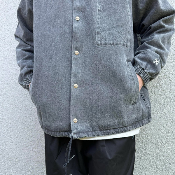 BLUCO - 12oz DENIM COACH JACKET - BLACK
