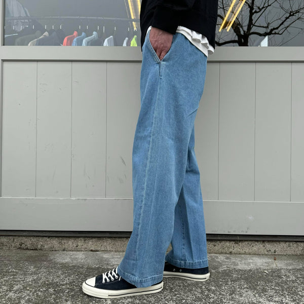 ARMY TWILL - DENIM FIELD PANTS - BLUE