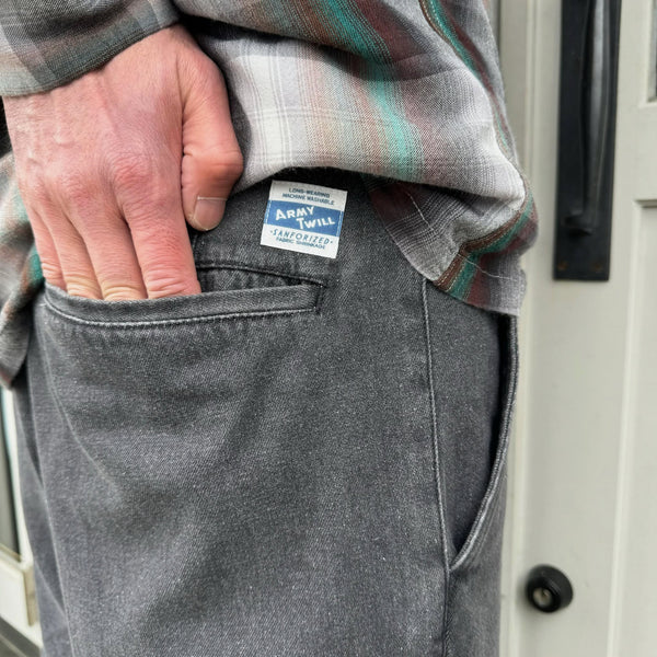 ARMY TWILL - DENIM FIELD PANTS - CHARCOAL