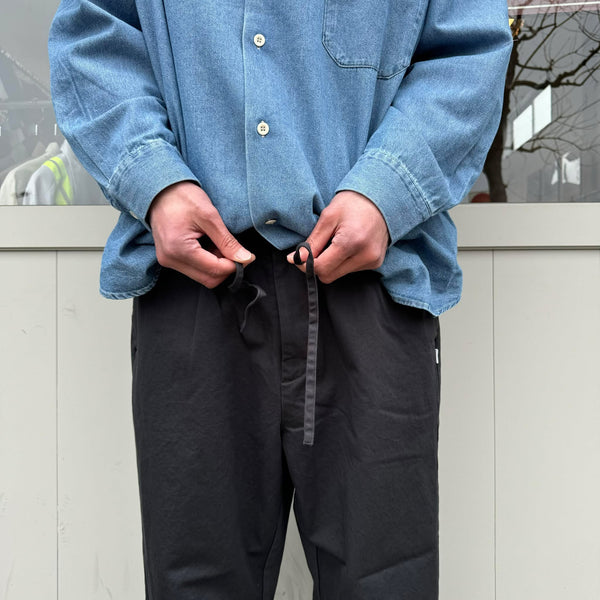 WAX - CHINO BEACH PANTS - BLACK