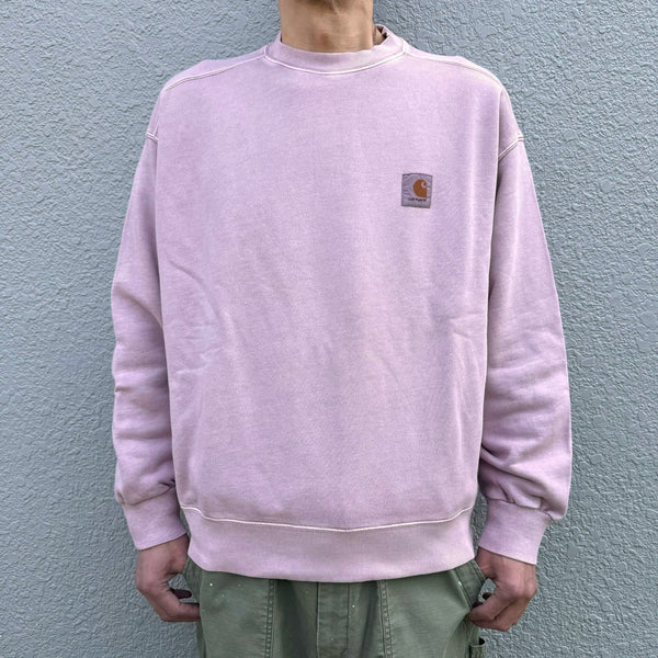 Carhartt WIP - NELSON SWEATSHIRT - HORTENSIA (garment dyed)
