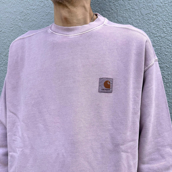 Carhartt WIP - NELSON SWEATSHIRT - HORTENSIA (garment dyed)