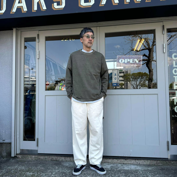 JACKMAN - LEAD OFF LS T-SHIRT - FADE DRY SEPIA