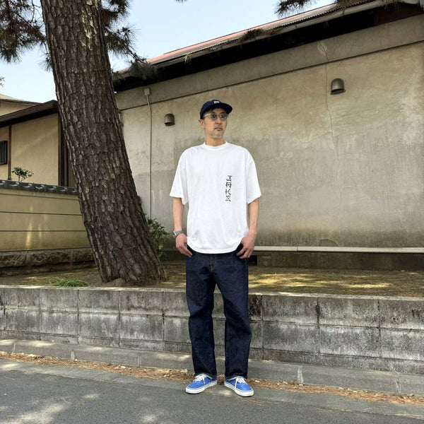 BLACK JAKS x ILL ONE EIGHTY - AMERICAN WAVE S/S TEE - WHITE