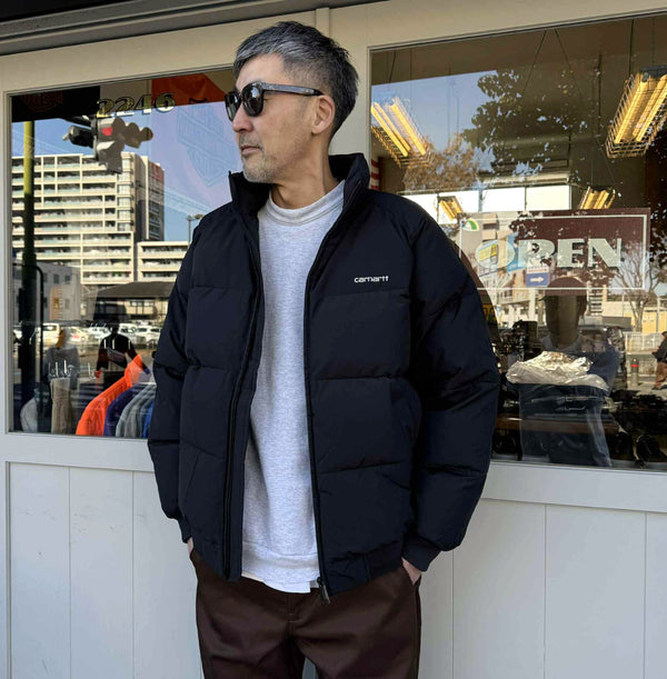 Carhartt WIP - NEBRASKA JACKET - BLACK / WHITE