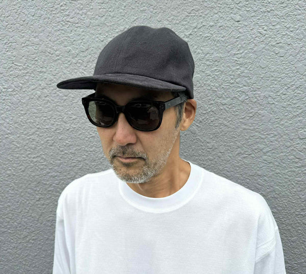 BIGMIKE - HEAVY FLANNEL CAP - BLACK