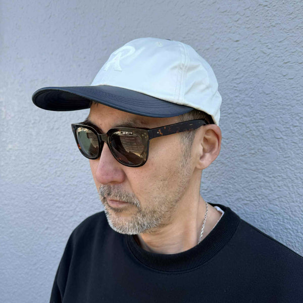 RACAL - SATIN B.B CAP - IVORY x NAVY