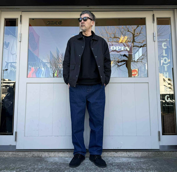 BIGMIKE - DEMIM EASY PANTS - D.INDIGO