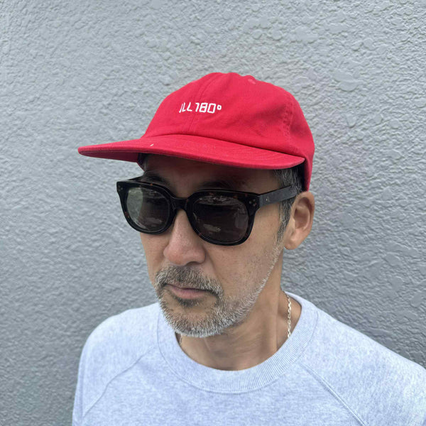 ILL ONE EIGHTY - 180° EMB CAP - RED