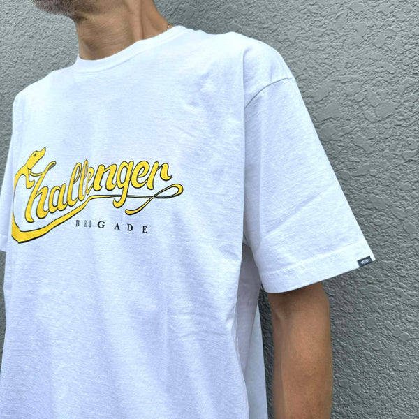 CHALLENGER - SNAKING TEE - WHITE