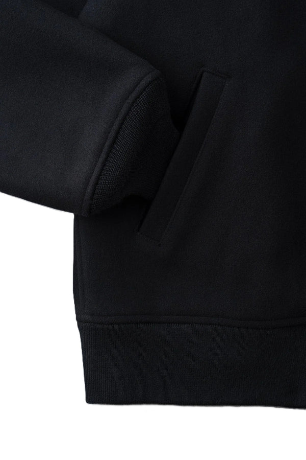 BLUCO - HEAVY MELTON AWARD JACKET - BLACK