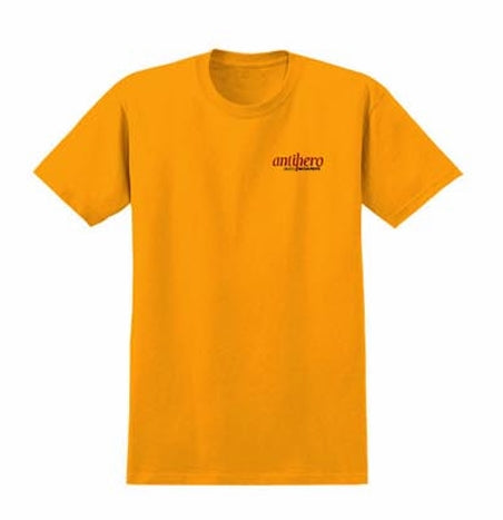 ANTIHERO - THE BUCKY SS T-SHIRT - GOLD