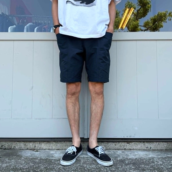 BIGMIKE - FRONT STITCH RIPSTOP EASY SHORTS - NAVY