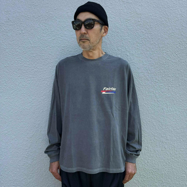 melple - PASADENA LONG SLEEVE (Fairfax) - BLACK
