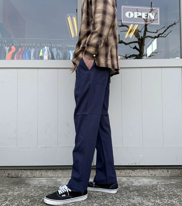 FIVE BROTHER - SEER SUCKER EASY PANTS - NAVY