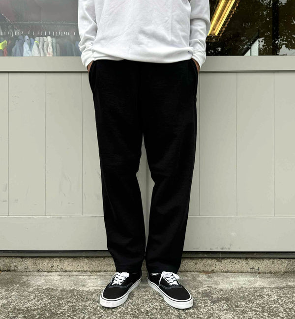 JACKMAN - GG SWEAT PEGTOP PANTS - BLACK