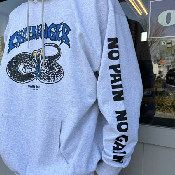 CHALLENGER - SNAKE HOODIE - GRAY