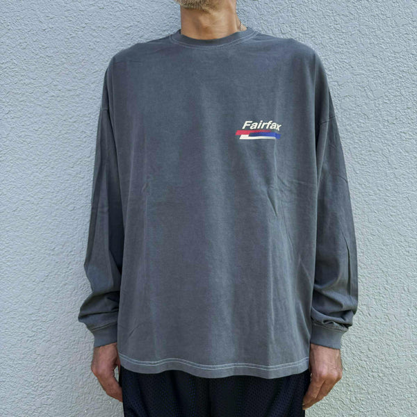 melple - PASADENA LONG SLEEVE (Fairfax) - BLACK