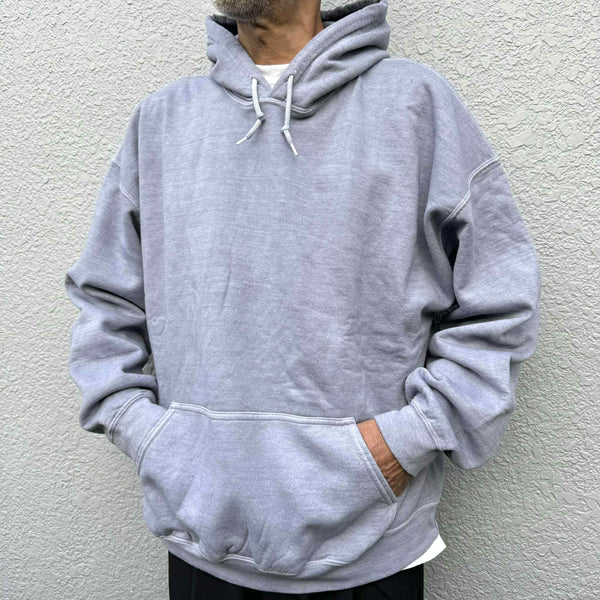 TOWNCRAFT -  90'S PIGMENT PULL HOODIE - GRAY