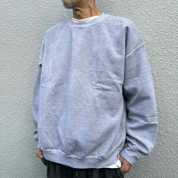 TOWNCRAFT -  90'S PIGMENT CREW SWEAT  - GRAY