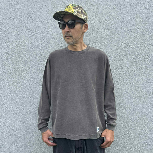 ARMY TWILL - BACKJERSEY LS TEE POWDER - CHARCOAL