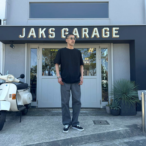 Early&Co - ORIGINAL WIDE TAPERD PANTS - GRAY