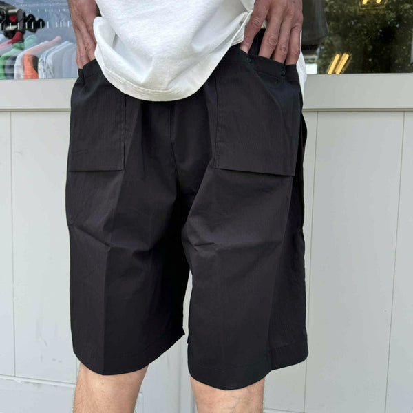 JACKMAN - CREPE SHORTS - BLACK