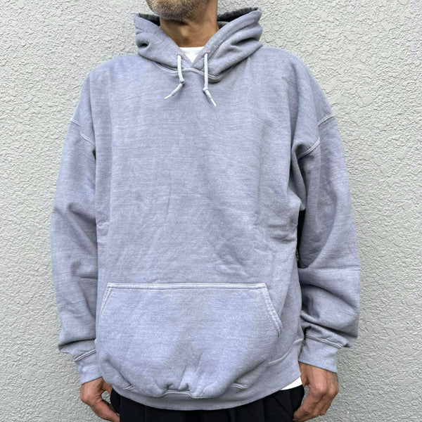 TOWNCRAFT -  90'S PIGMENT PULL HOODIE - GRAY