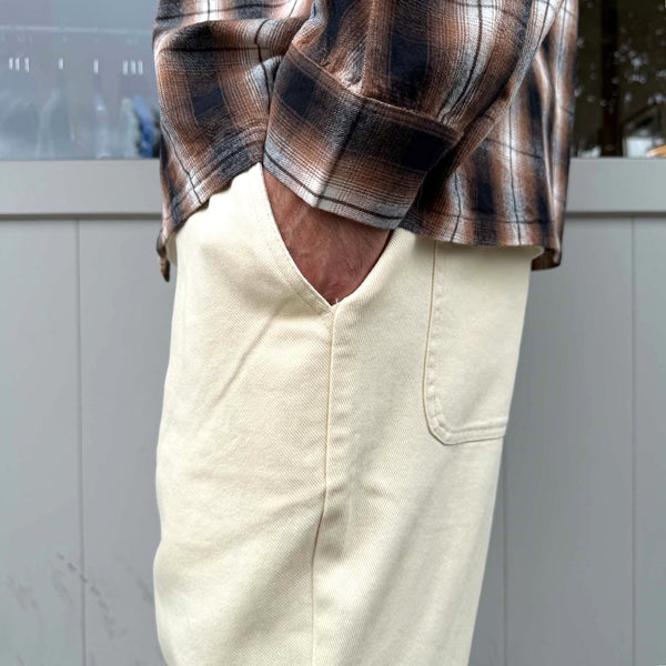 FIVE BROTHER - KATSURAGI EASY PANTS - OFF WHITE