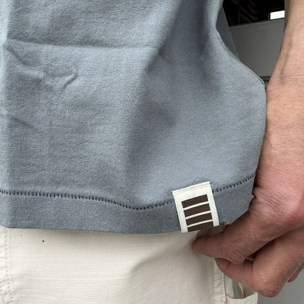 ILL ONE EIGHTY - PLAIN POCKET TEE - GRAY