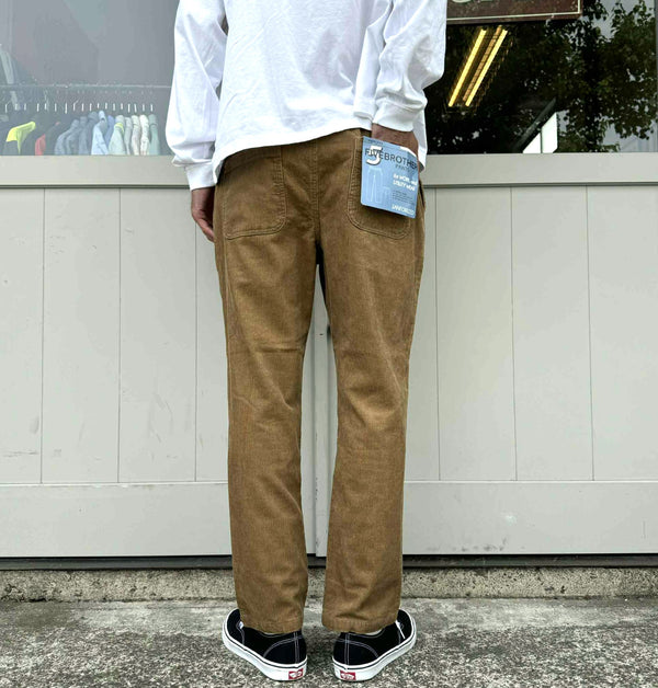 FIVE BROTHER - CORDUROY EASY PANTS - L.BROWN