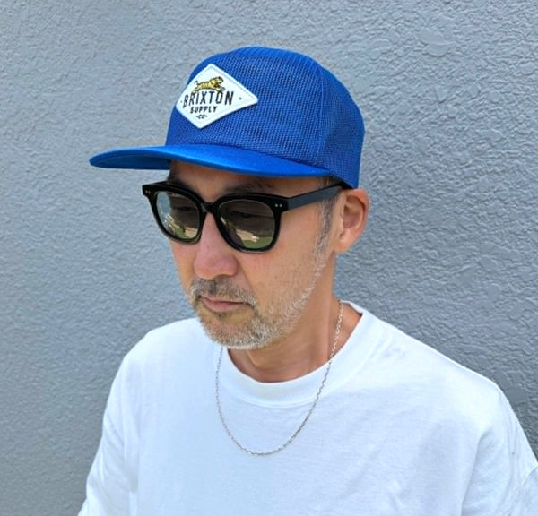 BRIXTON - LEAPER MP ALL MESH TRUCKER HAT - ROYAL