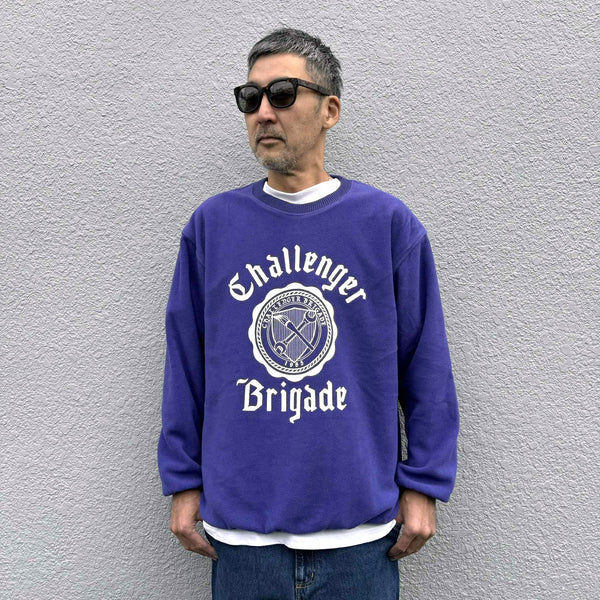CHALLENGER - COLLEGE C/N FLEECE - PURPLE