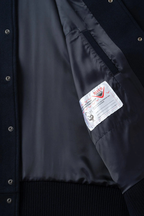 BLUCO - HEAVY MELTON PHARAOH COAT - NAVY