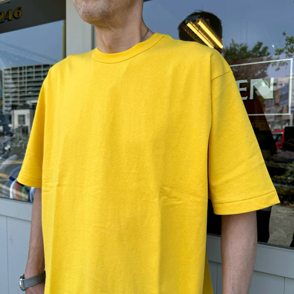 ARMY TWILL - 30/2 OE HALF SLEEVE PRINT TEE_AT - YELLOW