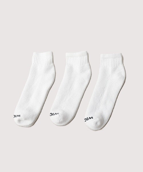 WIGWAM - SUPER 60 QUATER 3-PACK - WHITE