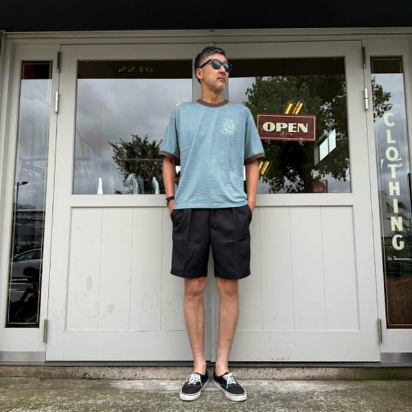 melple - FAIRFAX SHORTS - BLACK