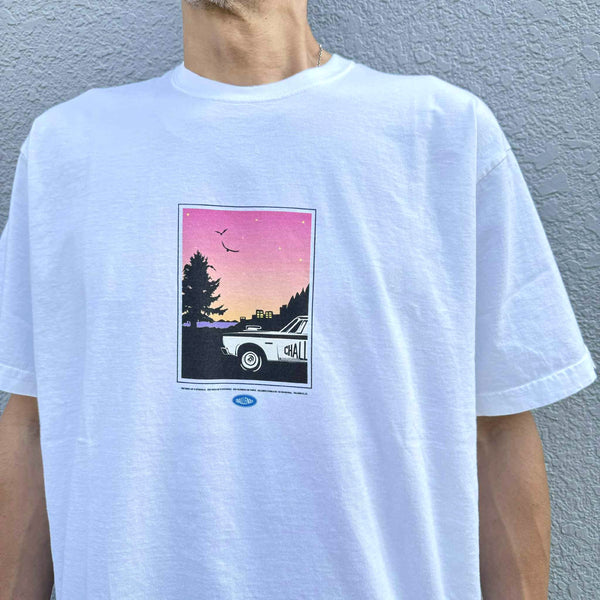 CHALLENGER - CRUSING TEE - WHITE