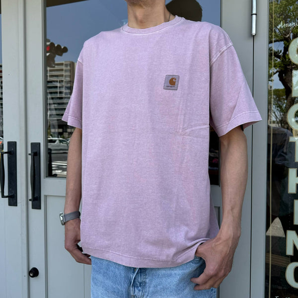 Carhartt WIP - NELSON T-SHIRTS - HORTENSIA (garment dyed)