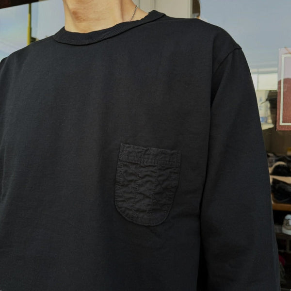 JACKMAN - QLT POCKET LS T-SHIRTS - BLACK