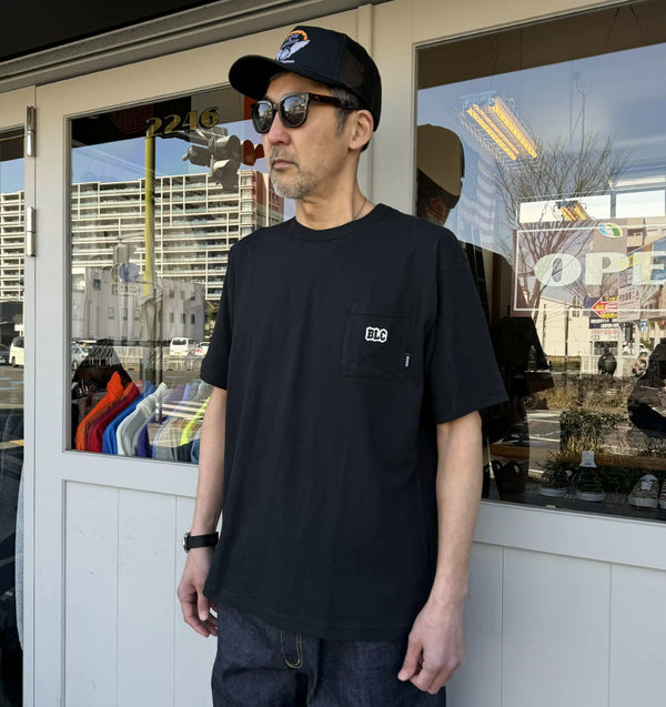 BLUCO - DRY COTTON POCKET T-SHIRT -BLC- BLACK