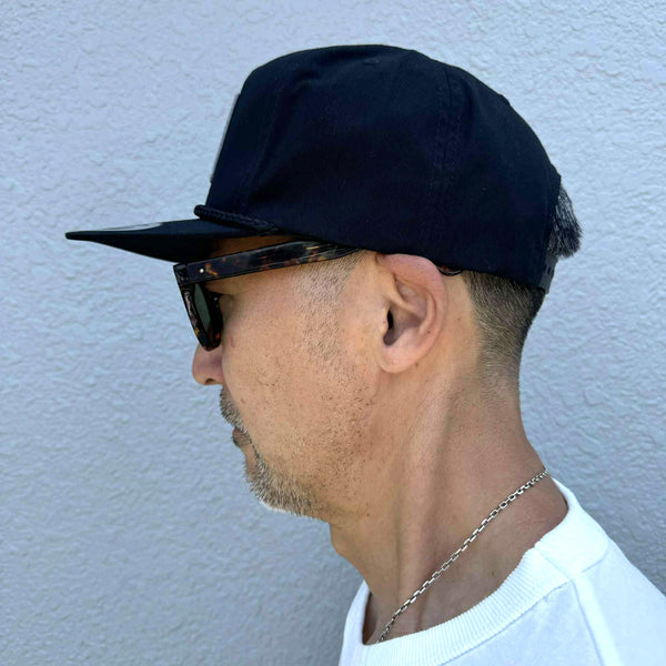 BLACKJAKS - US POST LOGO TRUCKER CAP - BLACK