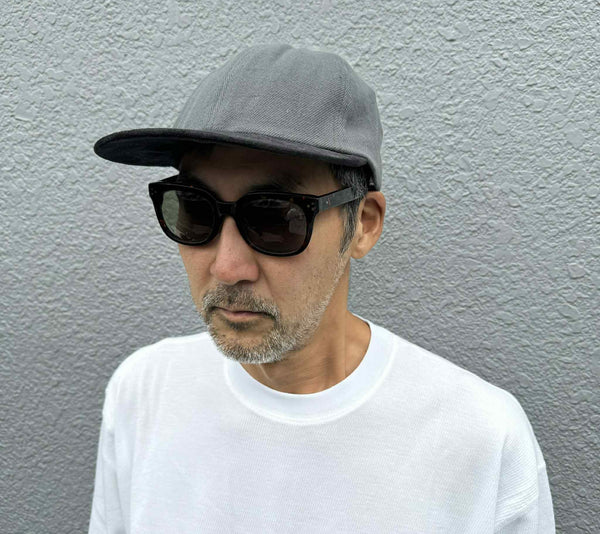 BIGMIKE - HEAVY FLANNEL CAP - GRAY